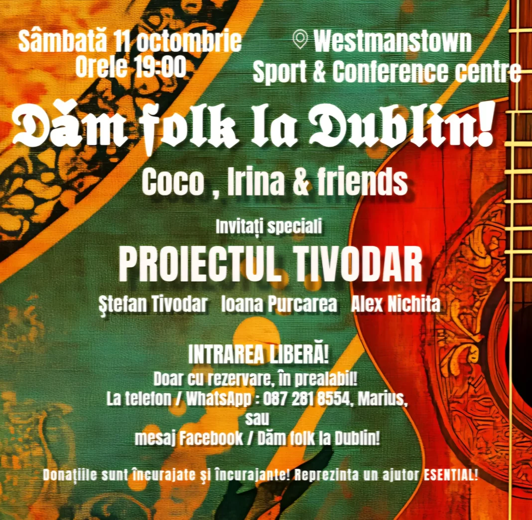 dam folk la dublin octombrie 2025