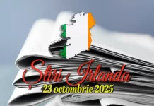 Știri Irlanda ☘️ 23 octombrie 2025 Știri Irlanda 23 octombrie 2025